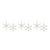 Kenneth Ludwig Chicago Jeweled Metal Snowflake Ornament (Set of 6) For Sale - Image 4 of 4