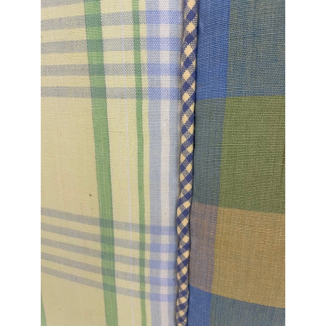 Early 21st Century Upholstered 3-Panel Folding Screen For Sale - Image 5 of 11