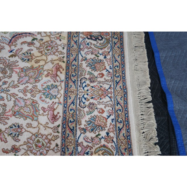 Karastan 100% Wool Oriental Palmette Animal 738 Area Rug Carpet Mat 6' X 9'' For Sale - Image 10 of 17