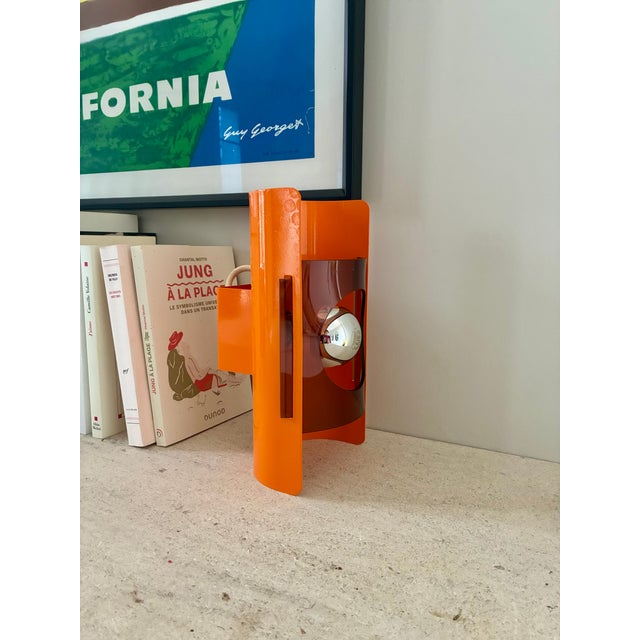 Vintage Wall Light in Metal and Acrylic Glass, 1960s For Sale - Image 3 of 5