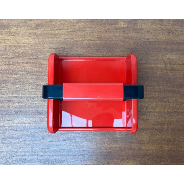 Vintage Italian Napkin Holder from Scaroni, 1980s, in Very Good conditions. Designed 1980 to 1989 This piece has an...