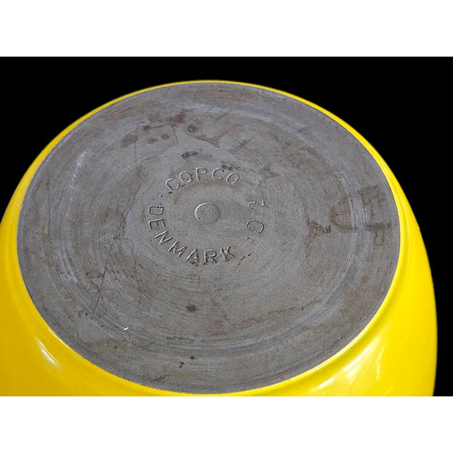 Mid 20th Century Enamel on Cast Iron Dutch Oven Designed by Michael Lax for Copco, 2 Piece Set For Sale - Image 10 of 12