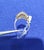 Diamond & Sapphire Ring 10k Yellow Gold, Size 3 For Sale - Image 4 of 4