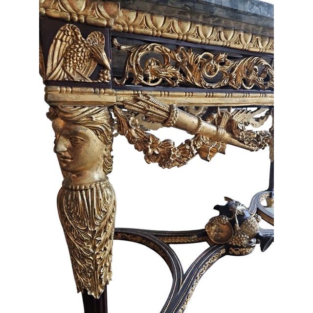 Vintage Pietra Dura Salon Table For Sale - Image 9 of 10