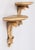 Hollywood Regency Vintage Italian Gilt Feathers & Bows Wall Brackets - A Pair For Sale - Image 3 of 7