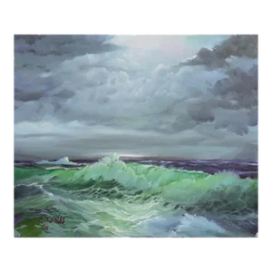 'After the Storm' by Roy Rose Sales, 2003, Turbulent Seascape