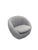 West Elm West Elm Cozy Swivel Chair — Performance Bouclé, Grey, Never Used For Sale - Image 4 of 5