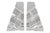 Postmodern Rogaska "Legacy" Lead Crystal Bookends, a Pair For Sale - Image 3 of 7