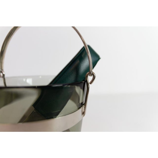 Swedish Glass Ice Bucket by Sven Palmqvist for Orrefors, 1960s. For Sale - Image 10 of 17
