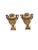 Late 20th Century Pair of Late 20th Century Chinoiserie Porcelain Vases With Metal Accents, Botanical Floral, 16.5"h For Sale - Image 5 of 7