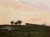 Charles Harold Davis-Dusk Pastoral Meadow W/Grazing Sheep-American Tonalist Oil Painting For Sale - Image 4 of 12