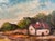 Compelling Mid-Century European (Or Latin American?) Oil Painting on Board, Signed; "Harvest Landscape" For Sale - Image 4 of 7