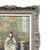 Chinoiserie Framed Vintage Chinese Oil Canvas, Lewis For Sale - Image 3 of 4