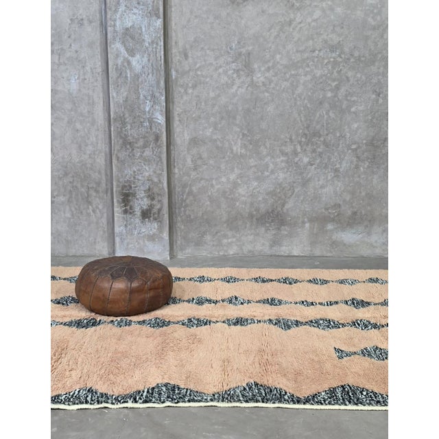 Blush Beige Moroccan Rug - 10.1 X 6.4 Ft For Sale - Image 9 of 9