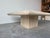 1980s 1980s Italian Postmodern Bullnose Beige Travertine Square Coffee Table by Stone International/ Sold For Sale - Image 5 of 12