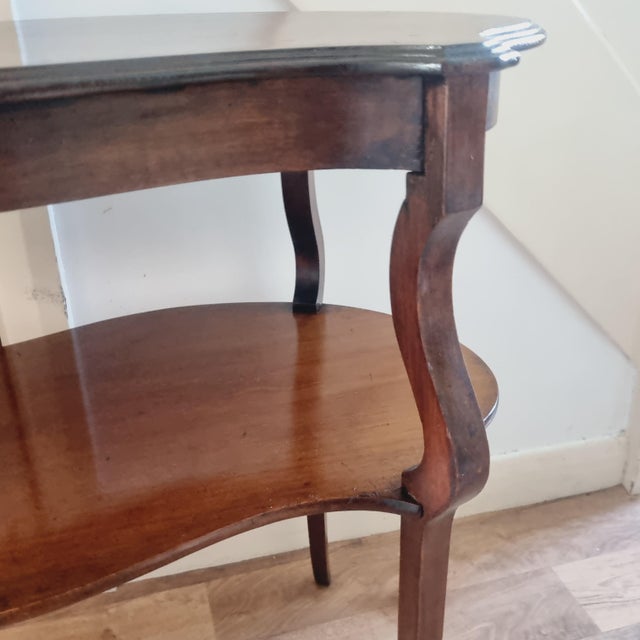 Occasional Brown Wooden Table For Sale - Image 5 of 9