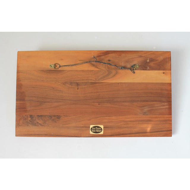 Brown 1969 Arabian Horse Show Walnut Wood Wall Plaque For Sale - Image 8 of 8