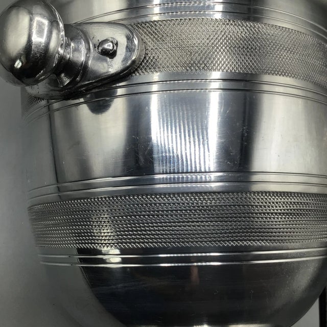 Aluminum Knob Handle Champagne/Wine Cooler Bucket For Sale - Image 12 of 12