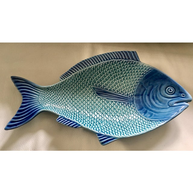 Portuguese Fish Shaped Platter Chairish