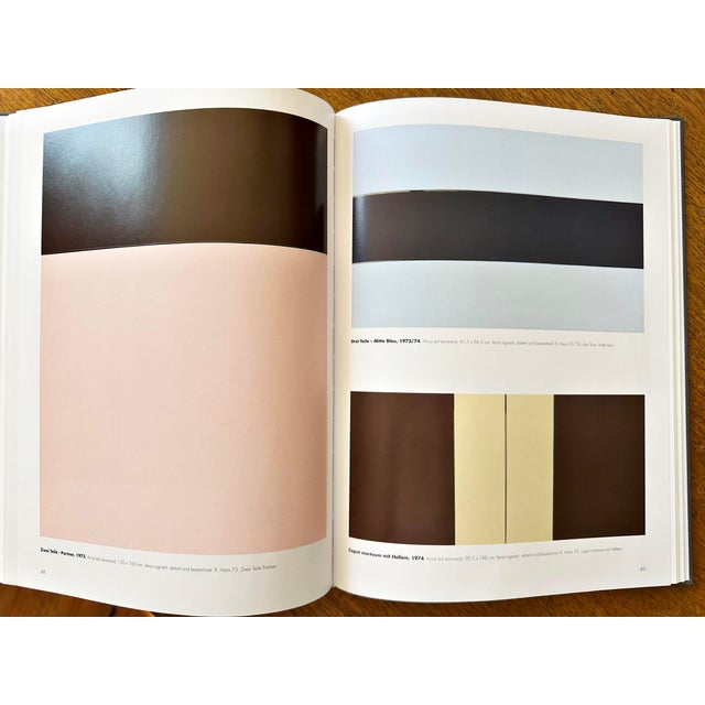 Monochrome Color-Field Painting by Rolf Hans, Two Small Things in Contrast, 1976, Acrylic on Canvas For Sale - Image 11 of 13