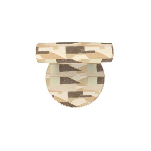 Not Yet Made - Made To Order Collector Modern Moca Bar Stool in Silt Fabric by Studio Rig For Sale - Image 5 of 6