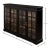 Wood Rustic Country Style Low Bookcase For Sale - Image 7 of 8