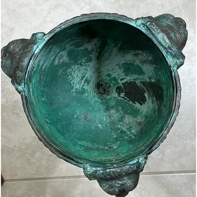 19th Century Architectural Bronze Urn Element For Sale In Miami - Image 6 of 12
