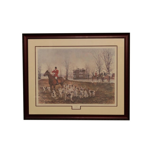 Thomas Williams 'A Good Pack' Limited Edition Signed Fox Hunt Print For Sale - Image 13 of 13