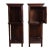 1915 Belgian Carved Walnut Pair Half Cabinets For Sale - Image 6 of 11