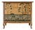 Antique Scandinavian Hand-Painted Folk Art Chest of Drawers With Coastal Landscape Decoration For Sale