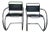 Set of Mr20 Cantilever Chairs by Ludwig Mies Van Der Rohe for Fasem, 1970s For Sale