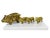 Vintage Brass Pig Family Animal Figurines Model With Marble Stone Base - 5 Pieces For Sale - Image 9 of 9
