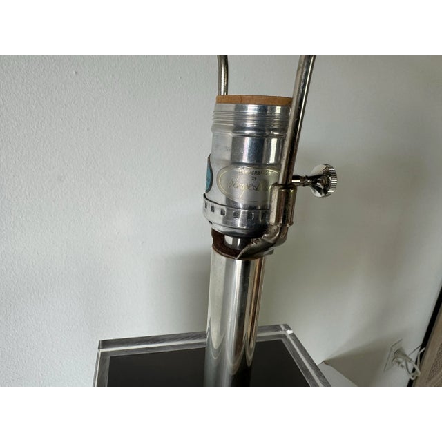 1980's George Bullio Lucite Table Lamp/ Sold For Sale - Image 9 of 10