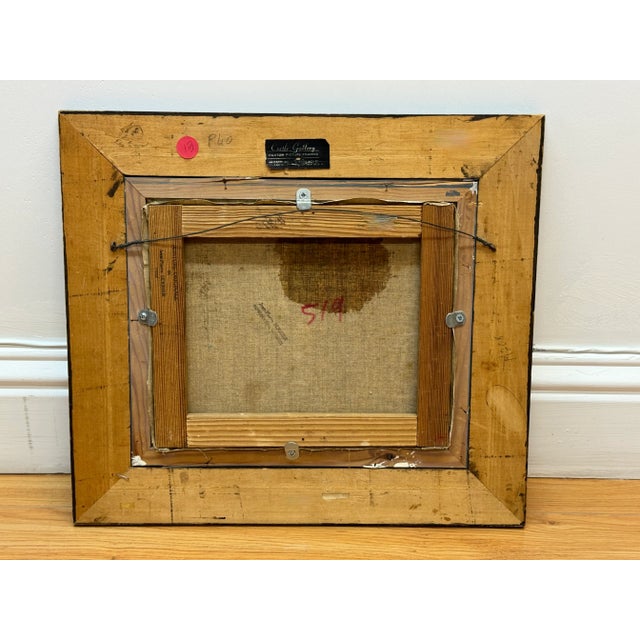 Jean Pierre Terrier Oil on Canvas For Sale - Image 4 of 4