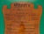 Fabulous vintage wooden plaque menu board for Oliver's Restaurant @ 15700 Biscayne Blvd. No Miami Beach, Fl in a gilt...
