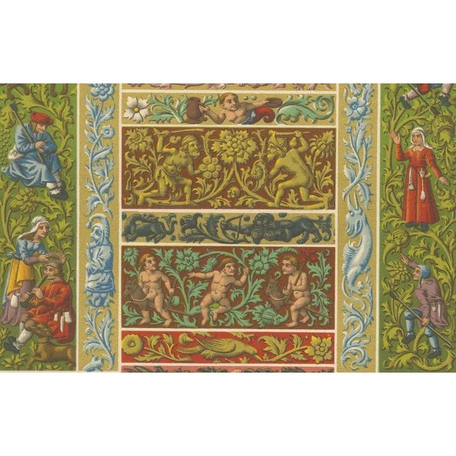 Paper Durin after Albert Racinet, LI of L’Ornement Polychrome, 1869, Paper For Sale - Image 7 of 10