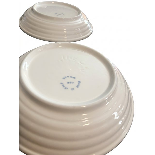 Rustic European Vintage 1980s Italian Ceramic San Remo Pasta Bowls by Himark - Set of 4 For Sale - Image 3 of 6