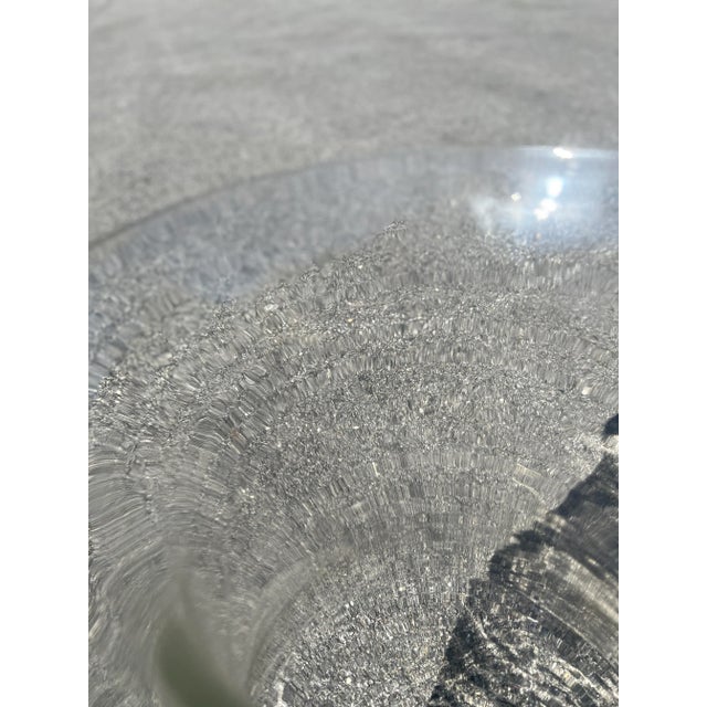 Pair, Monumental 19th Century American Blown Glass Hurricane Candle Shades 22.5" For Sale - Image 9 of 12