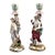 A finely modelled pair of german porcelain figural candlesticks produced by volkstedt r. Eckert & co. Around 1895....