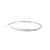 Gabriel & Co 14k White Gold 1.26ctw Diamond Chain Flexible Cuff Bangle Bracelet For Sale - Image 4 of 8