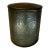 Antique Chinese Brass Metalwork - Deities Surrounded by Stylized Lotus "Caddy Cannister' For Sale