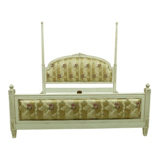 French Style Upholstered King Size Bed For Sale