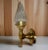 1950's French Regency Bronze Hand Fist Torch Wall Sconce With Flame Shade For Sale In Miami - Image 6 of 14