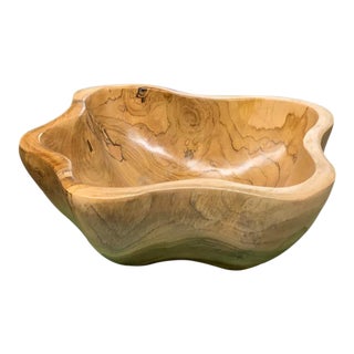 Medium Wooden Bowl For Sale