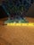 Late 20th Century Signed Uda Yehuda Parmat Studio Art Glass Menorah Iridescent Fused Dreidel For Sale - Image 14 of 17