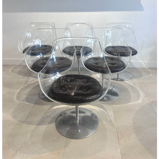 Champagne Chairs by Estelle and Erwin Laverne for Laverne International, 1950s, Set of 6 For Sale - Image 16 of 16