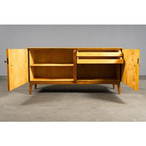 Small Vintage Sideboard in Birch For Sale - Image 3 of 18