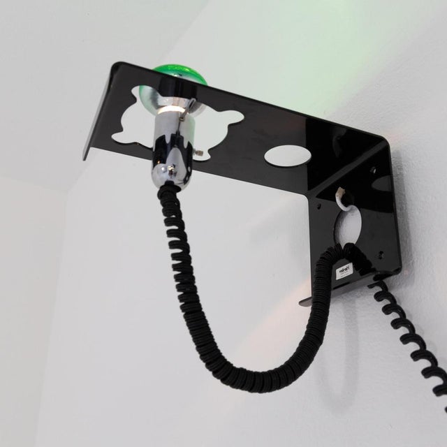 Black Team Wall Lamp by Ezio Didone for Valenti, 1970s For Sale - Image 12 of 18