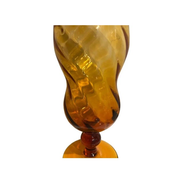 We have for your consideration a very beautiful apothecary jar glass manufactured by empoli and manufactured in Italy in...