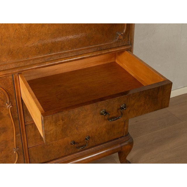 Wood Antique Art Deco Display Cabinet, 1930s For Sale - Image 7 of 14